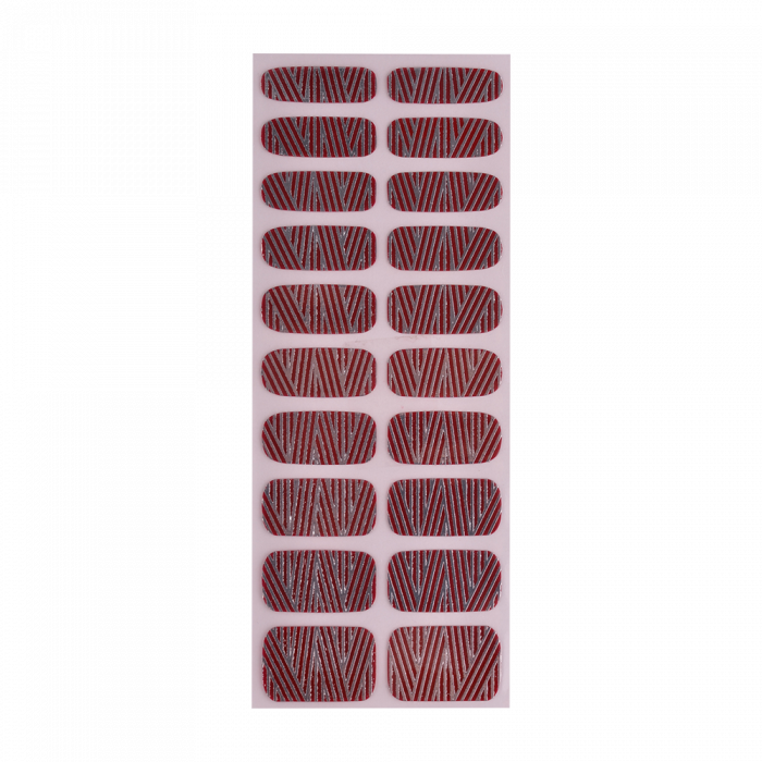 #96947 - Winter Red Digital Zebra: Gellack matrica: Tartós, rugalmas és könnyen kezelhető Gellac...