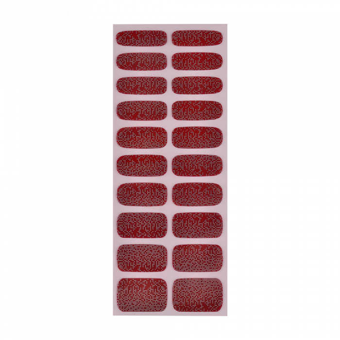 #96937 - Winter Red Manhattan Silver: Gellack matrica: Tartós, rugalmas és könnyen kezelhető Gel...