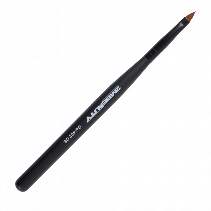 Zselé ecset Macskanyelv #02 OS - Black Beauty: Kisméretű, szintetikus szőrű, macskanyelv formá...