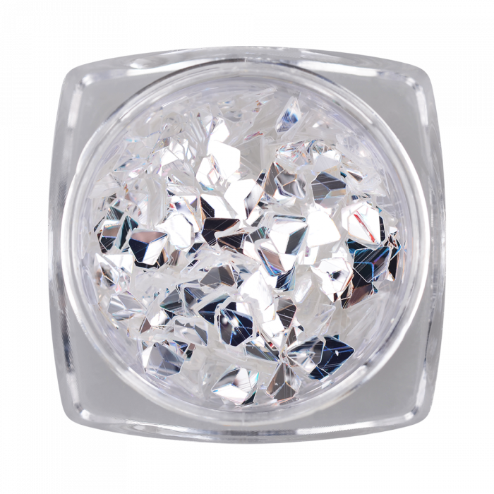 Diamond Flakes 02: Gyémánt formájú, egyforma méretű 3D hatású körömdísz, mellyel könnyen...