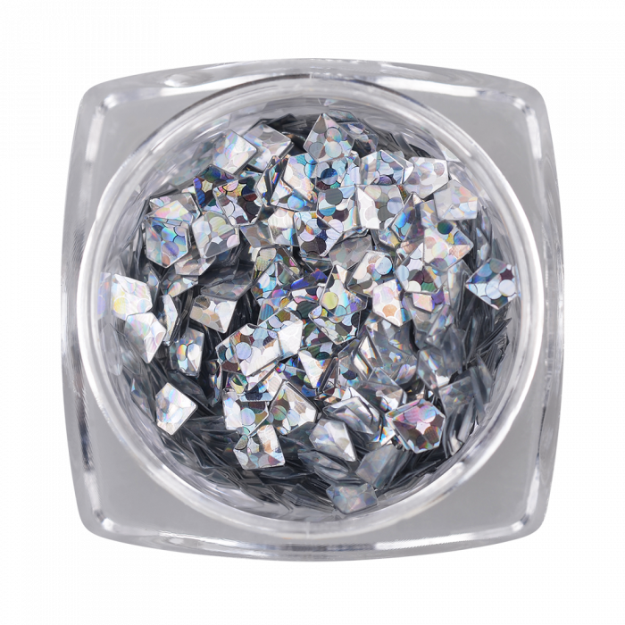 Diamond Flakes 03: Gyémánt formájú, egyforma méretű 3D hatású körömdísz, mellyel könnyen...