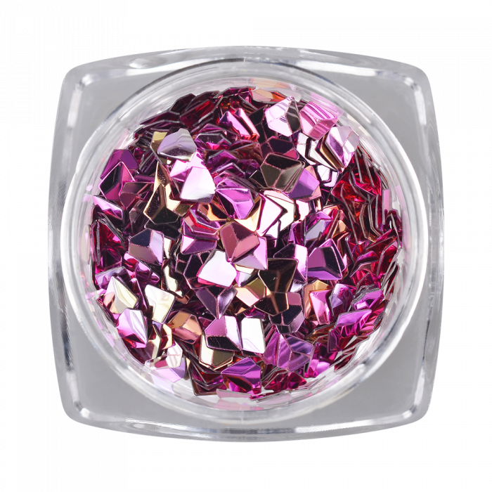 Diamond Flakes 10:  Gyémánt formájú, egyforma méretű 3D hatású körömdísz, mellyel könnye...