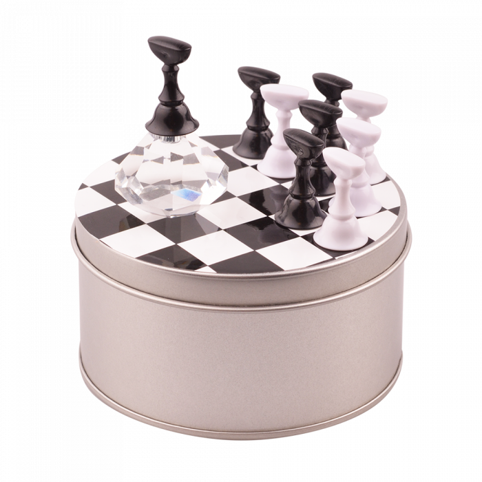 Mágneses díszítő tip tartó sakktábla: A mágneses tip tartók alkalmasak a kidíszített műk...