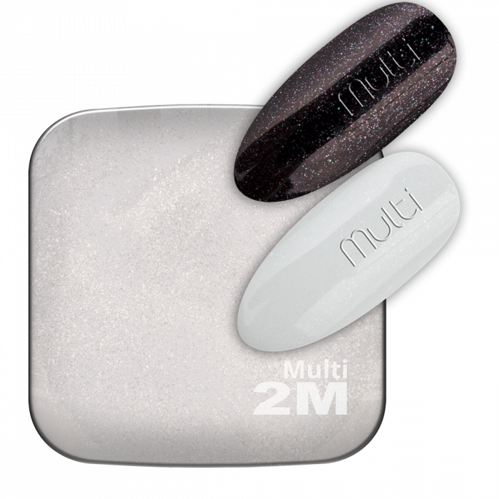 Gel lack - Master Cool Shimmer Top Multi: Magas fényű, vizes hatású, rugalmas csillámos szuperf...