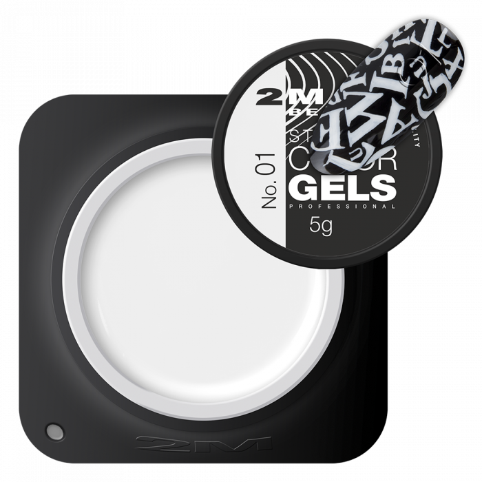 Színes Zselé - Stamping-Art Gel 01:Fixálásmentes, erősen pigmentált fehér nyomdazselé.
 
A...