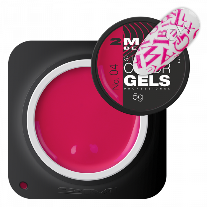 Színes Zselé - Stamping-Art Gel 04: Fixálásmentes, erősen pigmentált pink nyomdazselé.
 
A...