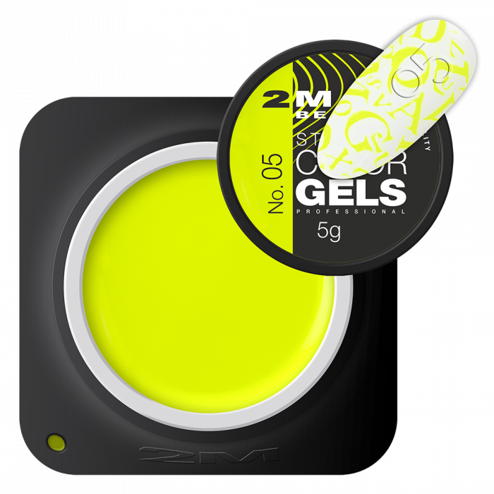 Színes Zselé - Stamping-Art Gel 05:Fixálásmentes, erősen pigmentált citromsárga nyomdazselé....