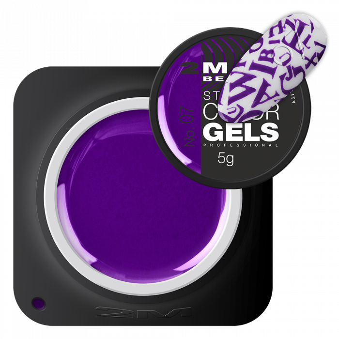 Színes Zselé - Stamping-Art Gel 07:Fixálásmentes, erősen pigmentált lila nyomdazselé.
 
A S...