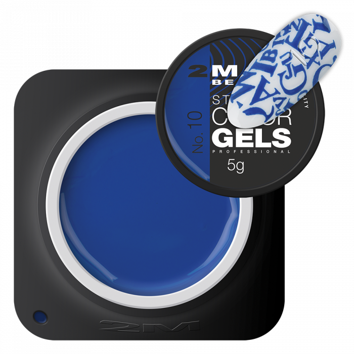 Színes Zselé - Stamping-Art Gel 10:Fixálásmentes, erősen pigmentált kék nyomdazselé.
 
A S...