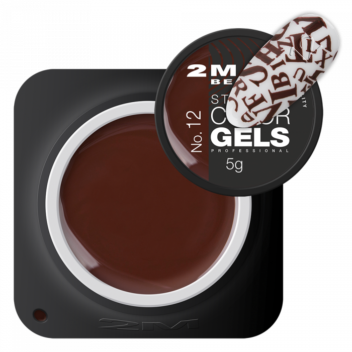 Színes Zselé - Stamping-Art Gel 12:Fixálásmentes, erősen pigmentált barna nyomdazselé.
 
A ...