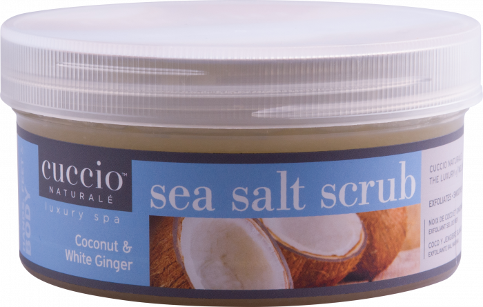 Cuccio Tengeri sós bőrradír kókusszal és fehér gyömbérrel:
(Sea salt scrub Coconut & Wh...