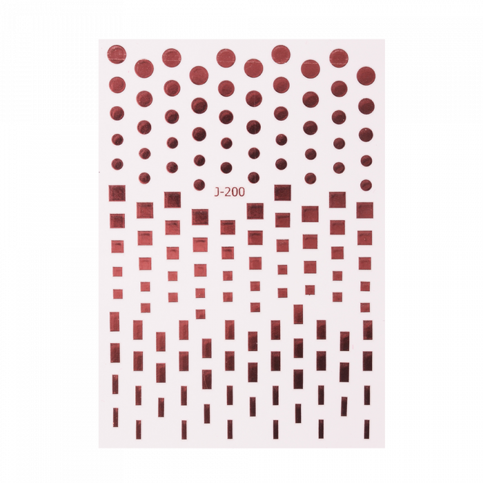Nail sticker 56-01: Öntapadós matrica díszítéshez...