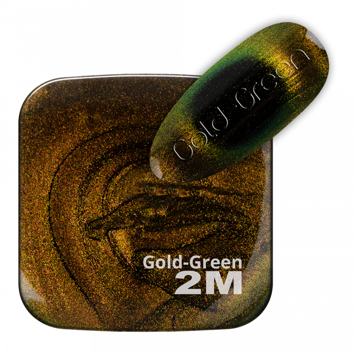 Magnet 9D Super Effect Gold-Green