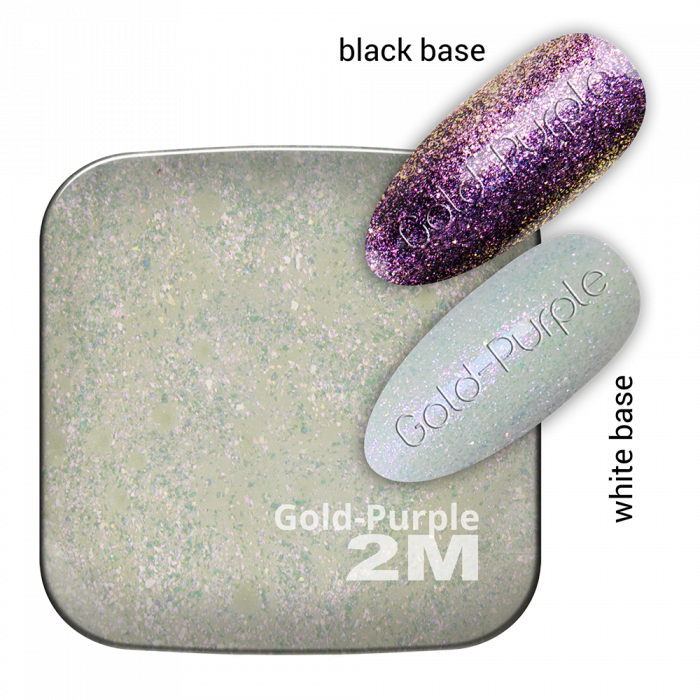 Master Cool Chameleon Top Gold-Purple: Extra csillámos, magas fényű, vizes hatású, rugalmas szu...