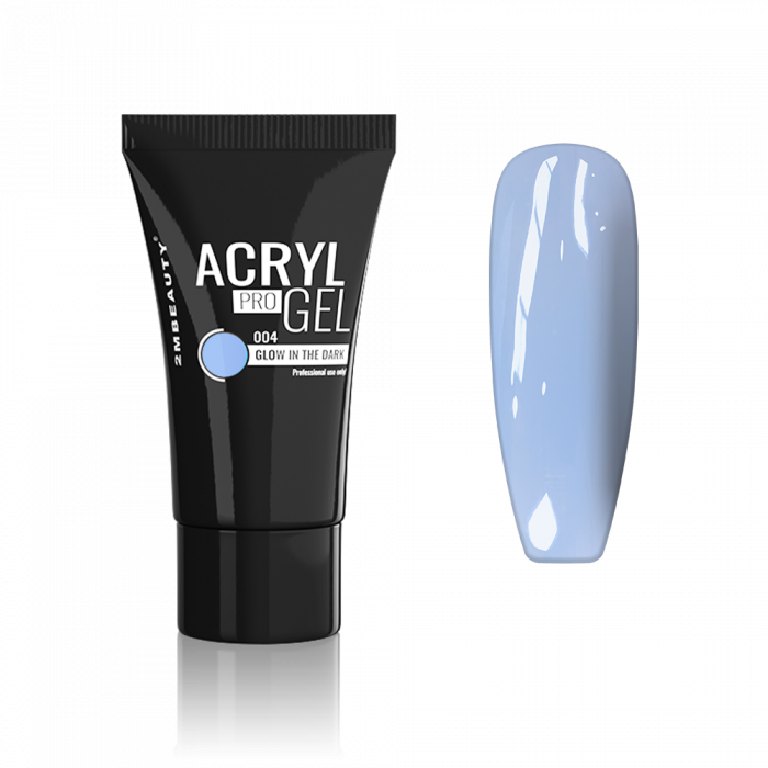 Acryl Pro Gel Glow In The Dark 004 Sky Blue:
Megérkezett a 2MBEAUTY Acryl Pro Gel vagy más néven...