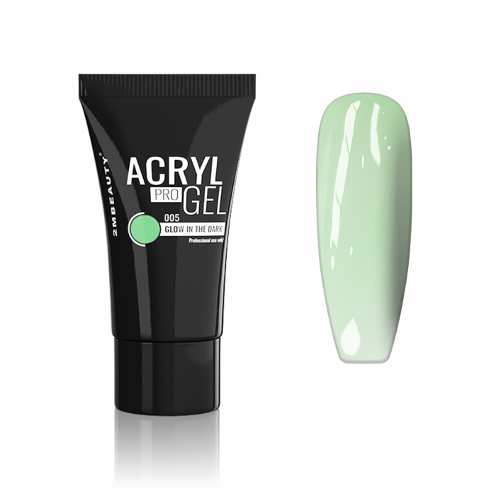 Acryl Pro Gel Glow In The Dark 005 Light Apple Green:
Megérkezett a 2MBEAUTY Acryl Pro Gel vagy m...