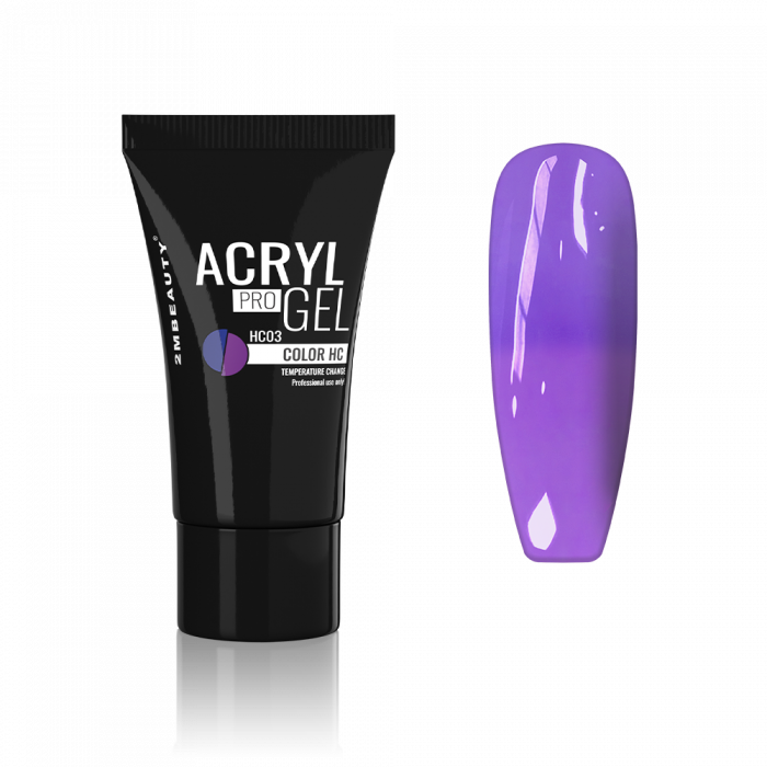 Acryl Pro Gel HC03 Purplish Blue - Purplish Pink:
Megérkezett a 2MBEAUTY Acryl Pro Gel vagy más n...