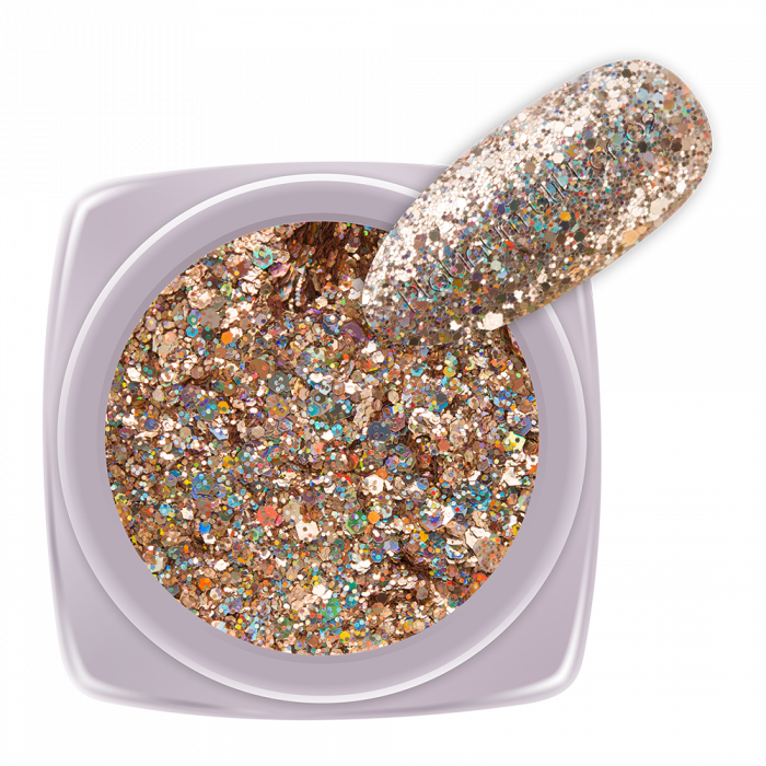 Csillámpor Platinum Glitter 02:
Csillámpor mix különböző nagyságú flitterekkel és csillám...