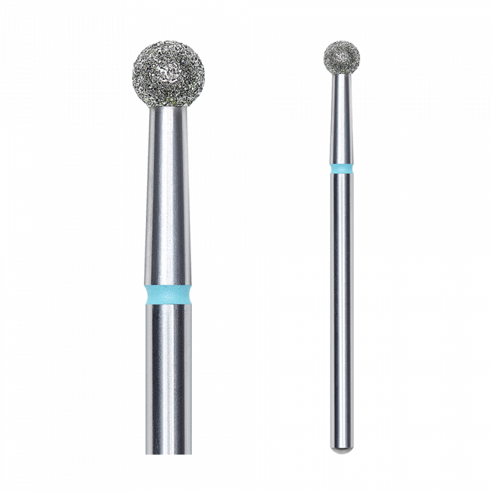 Staleks - Csiszolófej Gyémánt Gömb, 3,5 mm Kék | Közepes FA01B035K:
 
- manikűrhöz és pe...