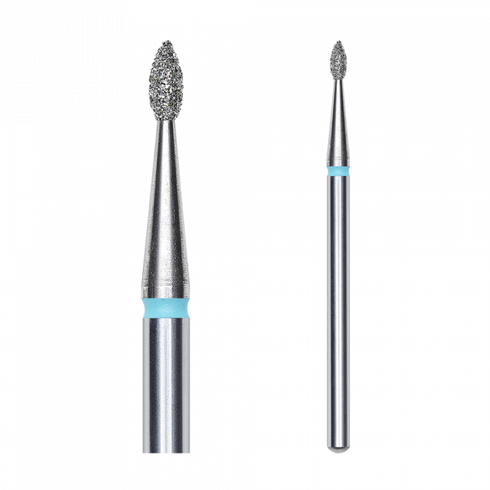 Staleks - Csiszolófej Gyémánt Csepp 1,6 mm | 4 mm Kék | Közepes FA40B016-4K:
 
- manikűrhö...