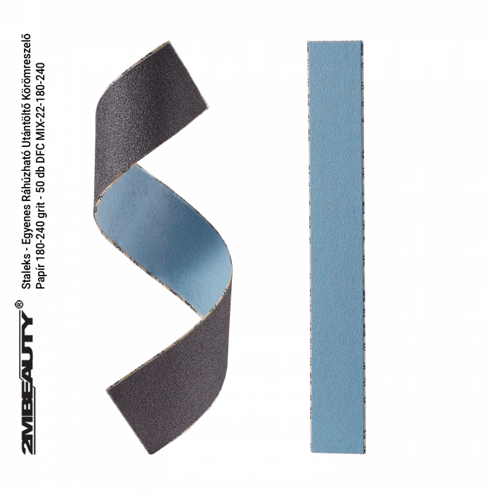 Staleks - Egyenes Ráhúzható Utántöltő Körömreszelő Papír 180-240 grit - 50 db DFC MIX-22-180-240 Staleks - Egyenes Ráhúzható Utántöltő Körömreszelő Papír 180-240 grit - 50 db DFC MIX-22-1...