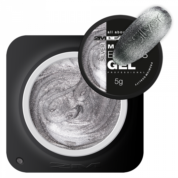 Színes Zselé - Magnet Emboss Gel Silver:
Mágnesezhető áttetsző díszítő zselé.
 
Kötés...