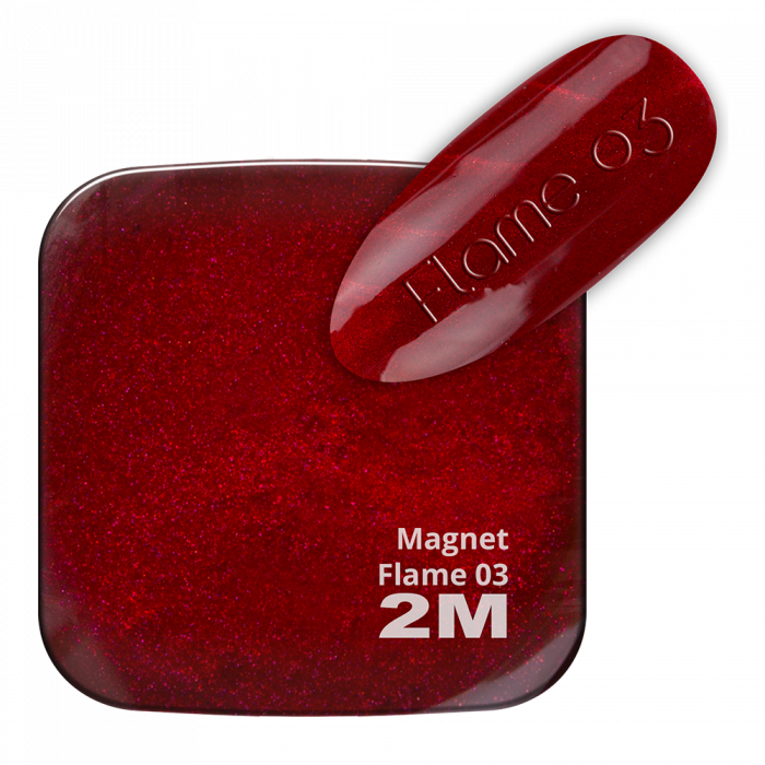 Gel Lack - Magnet Flame 03:
 
Különleges fényvisszaverő csillamokat tartalmazó valentino vö...