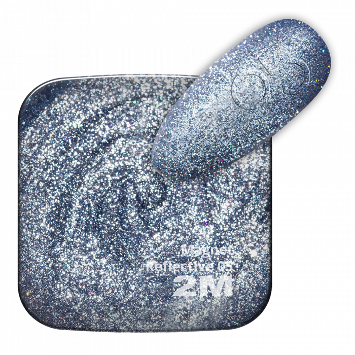 Gel Lack - Magnet Reflective 05:
 
Fényvisszaverő hatású, ezüstösen csillámló mágneses G...