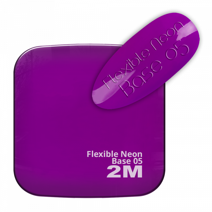 Gel Lack - Flexible Neon Base 05:  
Legújabb gél lakk alapunk tulajdonságait már a nevéből ...