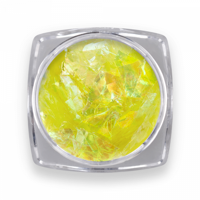 Opál Örlemény - Sárga:
 
Tört jégfólia, amely zselébe, porcelánba és acryl zselébe egy...