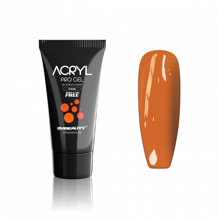 Acryl Pro Gel Orange - HEMA & TPO Mentes Akrilzselé:
Narancssárga színű acrylgel-ünk HEMA ...