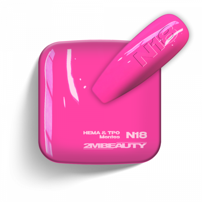 Gel Lack - Neon N018 - HEMA & TPO Mentes Gel Lack - Neon N018 - HEMA & TPO Mentes