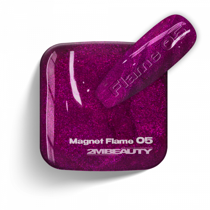 Gel Lack - Magnet Flame 05 - HEMA & TPO Mentes Gel Lack - Magnet Flame 05 - HEMA & TPO Mentes:
Különleges fényvisszaverő csillamokat tarta...