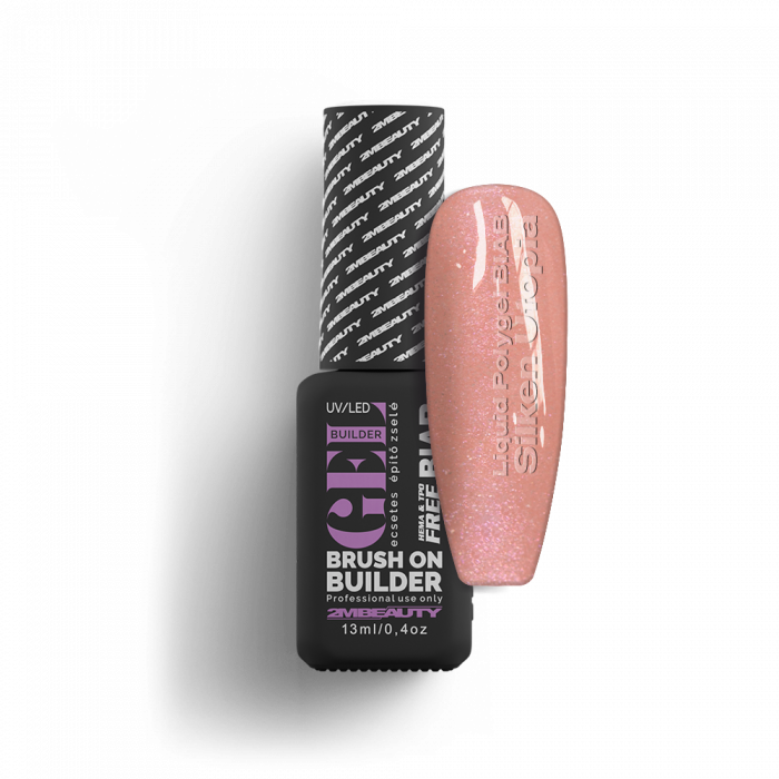 Liquid Polygel BIAB - Silken Utopia - HEMA & TPO Mentes Ecsetes Építőzselé:
Nude-os barack ...