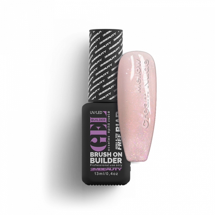 Liquid Polygel BIAB - Mellow Cream Nude - HEMA & TPO Mentes Ecsetes Építőzselé:
Barackos r...