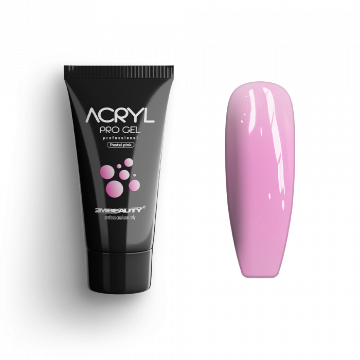 Acryl Pro Gel Pastel Pink - HEMA Mentes Akrilzselé:
Pastel Pink acrylgel-ünk HEMA mentes, így n...