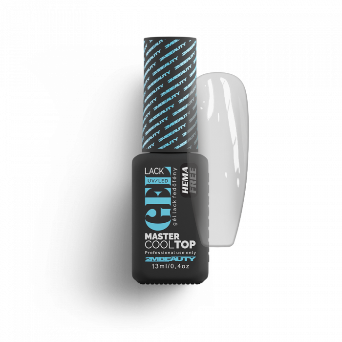 Gel Lack Fedő - Master Cool Top - HEMA Mentes Gel Lack Fedő - Master Cool Top - HEMA Mentes:
Magas fényű, vizes hatású, rugalmas szuperfény...