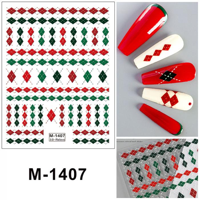 Köröm Matrica M-1407:
Fedezd fel legújabb körömmatricáinkat, melyekkel a műköröm díszít...