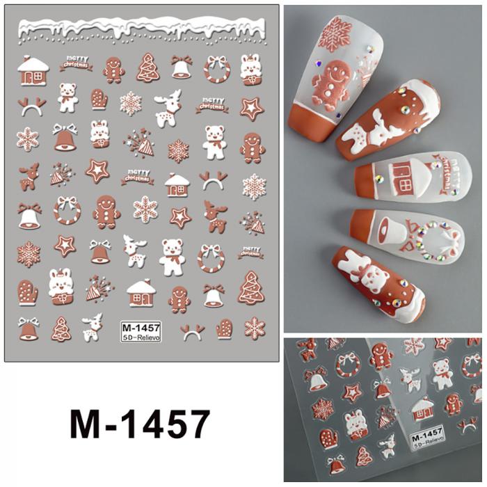 Köröm Matrica M-1457:
Fedezd fel legújabb körömmatricáinkat, melyekkel a műköröm díszít...