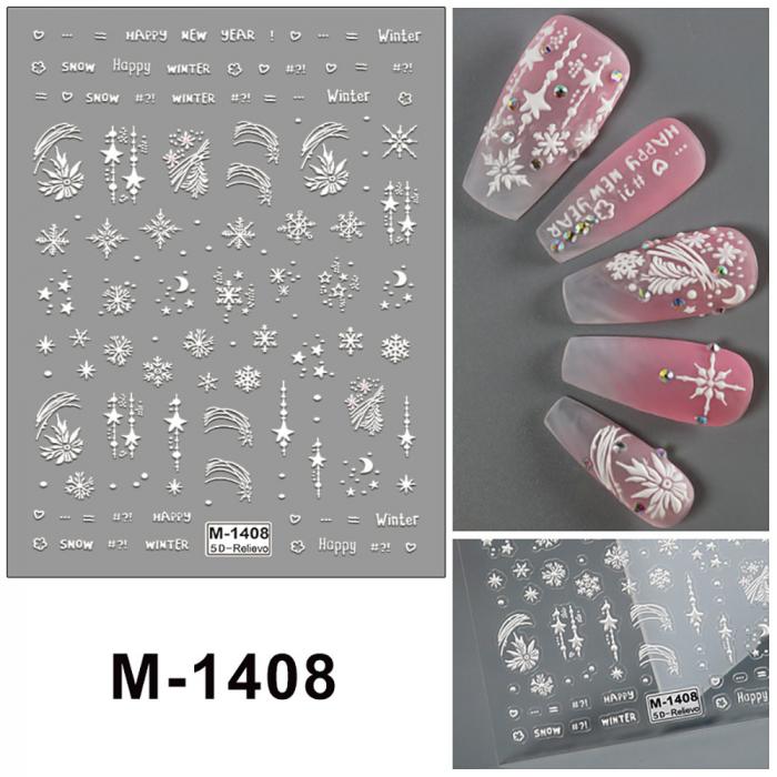 Köröm Matrica M-1408 Köröm Matrica M-1408:
Fedezd fel legújabb körömmatricáinkat, melyekkel a műköröm dí...