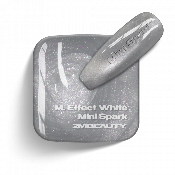 Gel Lack - Magnet Effect White - Mini Spark - HEMA Mentes Gel Lack - Magnet Effect White - Mini Spark - HEMA Mentes