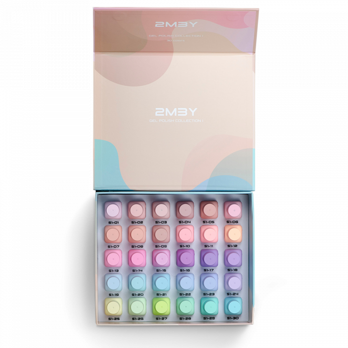 Gel Lack Szett - Collection 1 - Spring Pastel - 30db