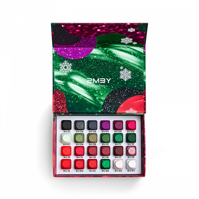 Gel Lack Szett - Collection 4 - Holiday Glow - 24db
