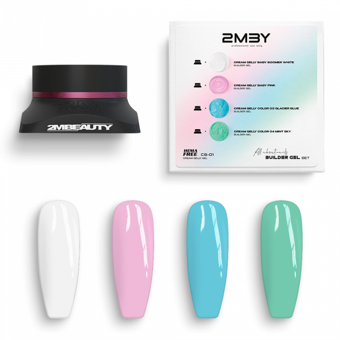 Zselé Szett - Cream Gelly - CG-01 - HEMA Mentes:
Fedezd fel a 2MBEAUTY Cream Gelly CG-01 HEMA Ment...