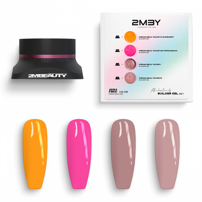 Zselé Szett - Cream Gelly - CG-02 - HEMA Mentes:
Fedezd fel a 2MBEAUTY Cream Gelly CG-02 HEMA Ment...