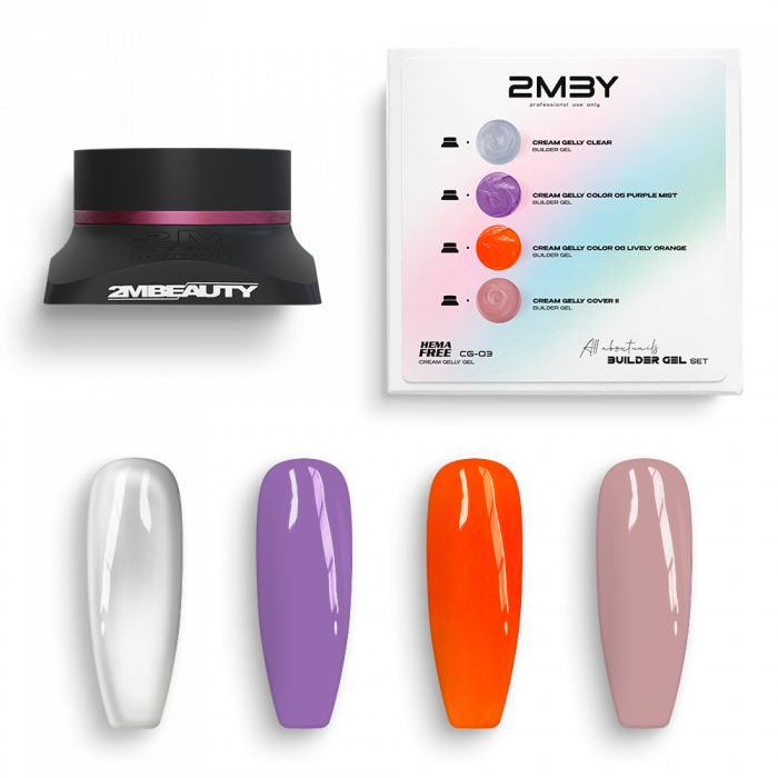 Zselé Szett - Cream Gelly - CG-03 - HEMA Mentes Zselé Szett - Cream Gelly - CG-03 - HEMA Mentes:
Fedezd fel a 2MBEAUTY Cream Gelly CG-03 HEMA Ment...