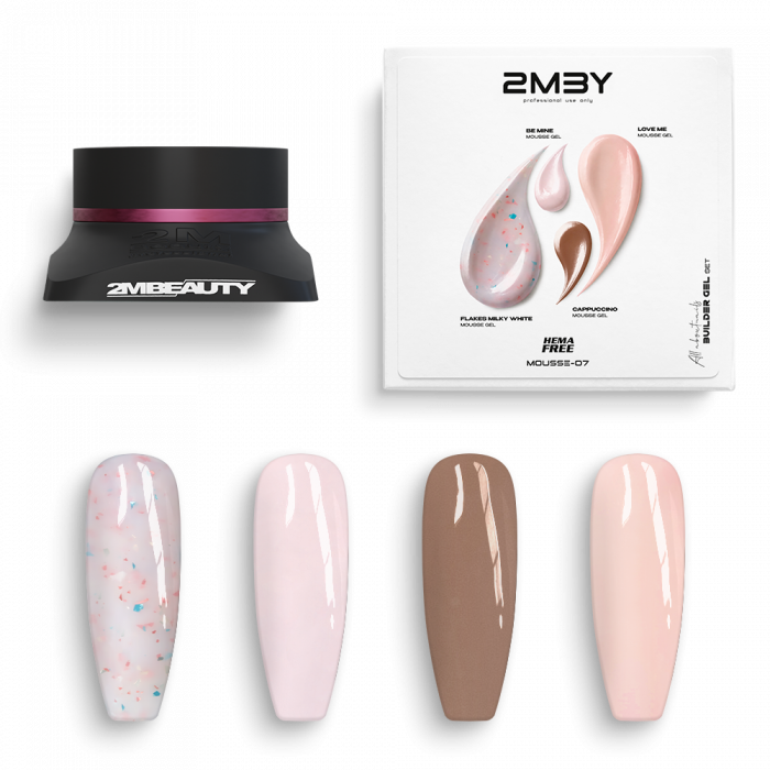 Zselé Szett - Mousse - MOUSSE-07 - HEMA Mentes:
A 2MBEAUTY Mousse MOUSSE-07 HEMA Mentes Építőzs...