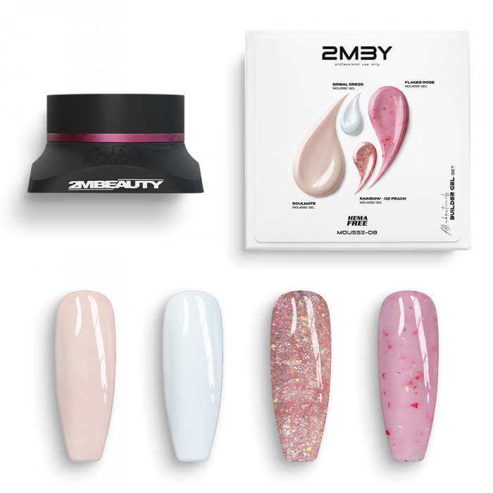 Zselé Szett - Mousse - MOUSSE-08 - HEMA Mentes:
A 2MBEAUTY Mousse MOUSSE-08 HEMA Mentes Építőzs...