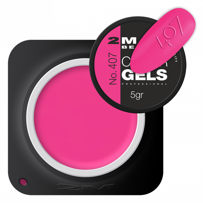Színes Zselé - Neon 407:
Neon sötét pink, erősen pigmentált, sötétben világító, matt sz...