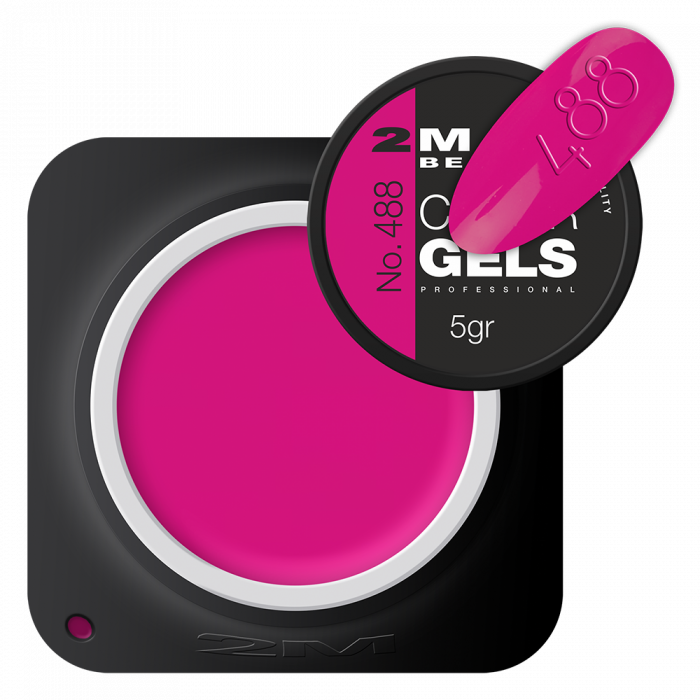 Színes Zselé - Neon 488:
Neon magenta színű erősen pigmentált, sötétben világító, matt s...